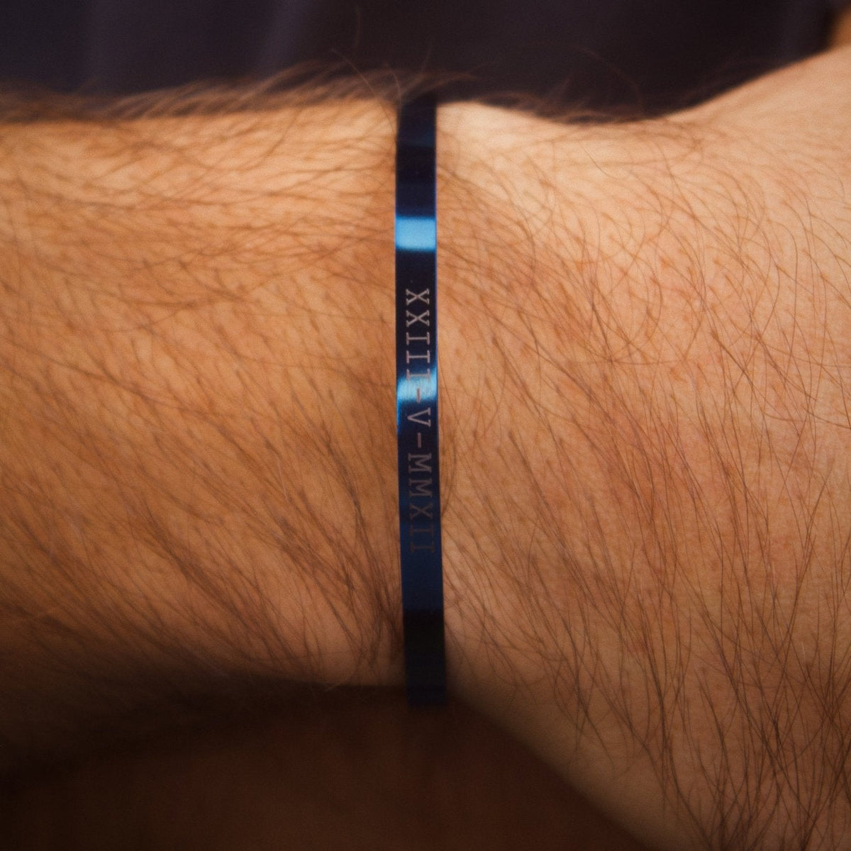 Cuff & Co. - Navy Personalised Cuff Bracelet Personalised Bracelets
