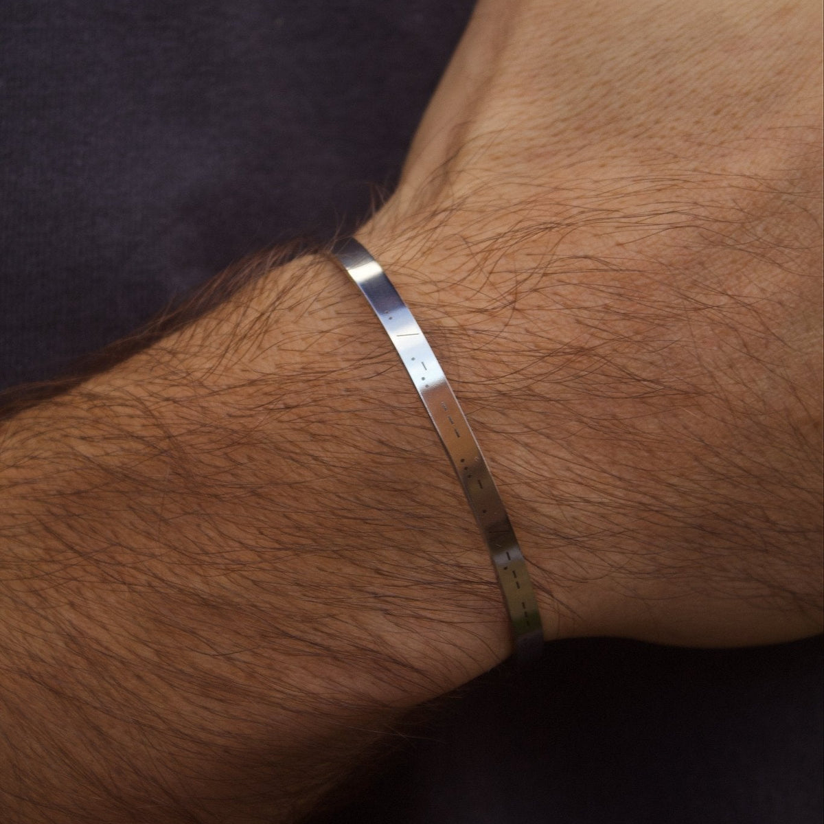Cuff & Co. - Silver Personalised Cuff Bracelet Personalised Bracelets