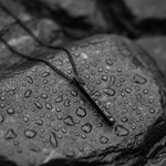 Cuff & Co. - Black Personalised Bar Necklace Personalised Necklaces