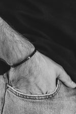 Cuff & Co. - Black Personalised Cuff Bracelet Personalised Apparel & Accessories