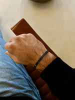 Cuff & Co. - Black Personalised Cuff Bracelet Personalised Apparel & Accessories