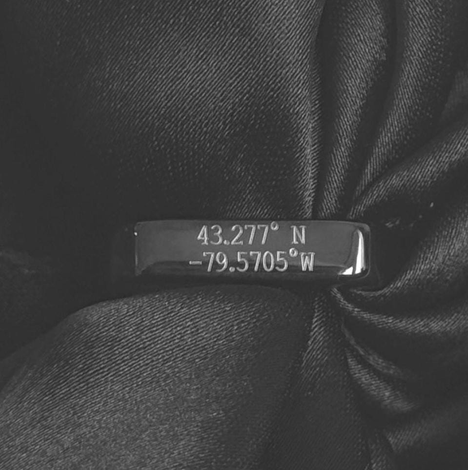Cuff & Co. - Black Personalised Signet Ring Personalised Rings