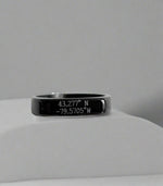 Cuff & Co. - Black Personalised Signet Ring Personalised Rings