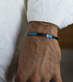 Cuff & Co. - Blue Personalised Cuff Bracelet Personalised Bracelets