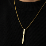 Cuff & Co. - Gold Personalised Bar Necklace Personalised Necklaces