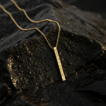 Cuff & Co. - Gold Personalised Bar Necklace Personalised Necklaces