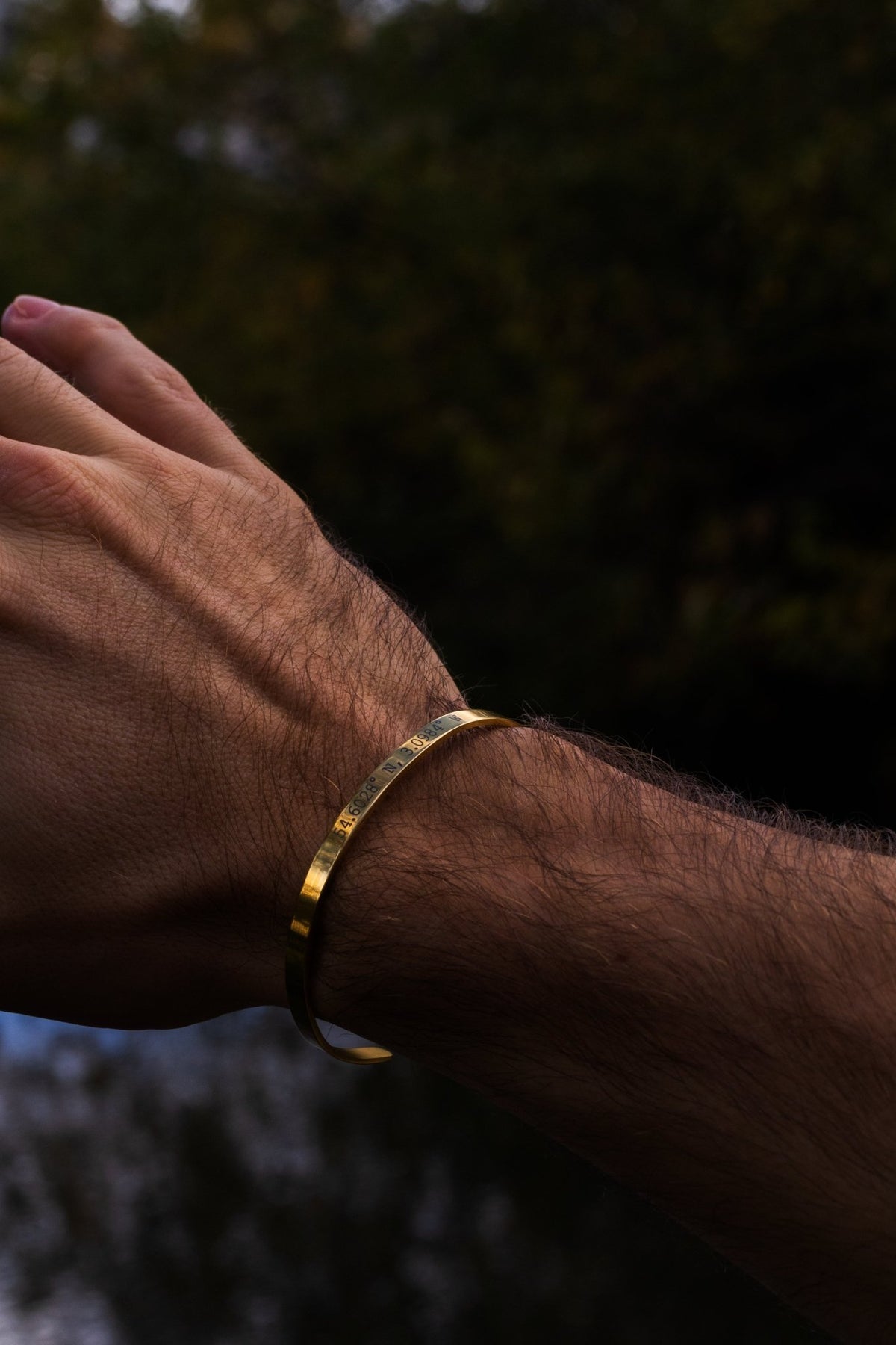 Cuff & Co. - Gold Personalised Cuff Bracelet Personalised Bracelets