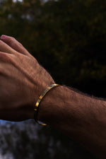 Cuff & Co. - Gold Personalised Cuff Bracelet Personalised Bracelets