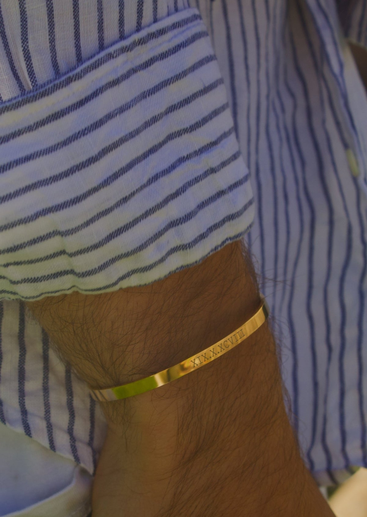 Cuff & Co. - Gold Personalised Cuff Bracelet Personalised Bracelets