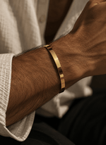 Cuff & Co. - Gold Personalised Cuff Bracelet Personalised Bracelets