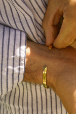 Cuff & Co. - Gold Personalised Cuff Bracelet Personalised Bracelets