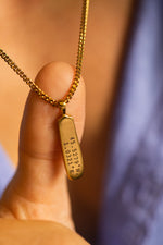 Cuff & Co. - Gold Personalised Pendant Necklace Personalised Necklaces