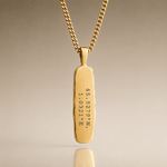 Cuff & Co. - Gold Personalised Pendant Necklace Personalised Necklaces