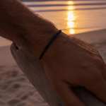 Cuff & Co. - Mens Black Personalised Chain Bracelet Personalised Bracelets