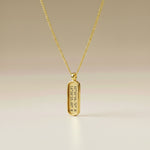 Cuff & Co. - Personalised Gold Tag Pendant Necklace Personalised Necklaces