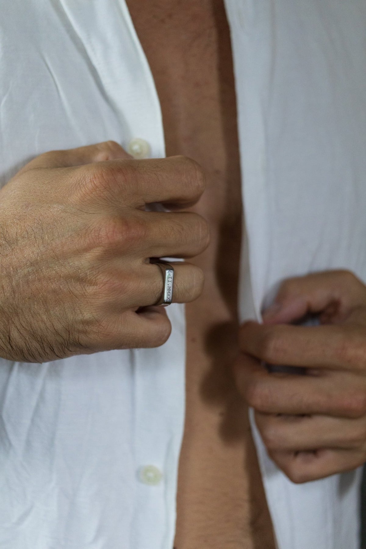 Cuff & Co. - Personalised Silver Signet Ring Personalised Apparel & Accessories