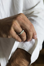 Cuff & Co. - Personalised Silver Signet Ring Personalised Apparel & Accessories