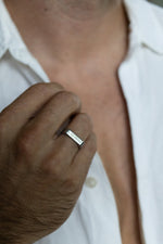 Cuff & Co. - Personalised Silver Signet Ring Personalised Apparel & Accessories