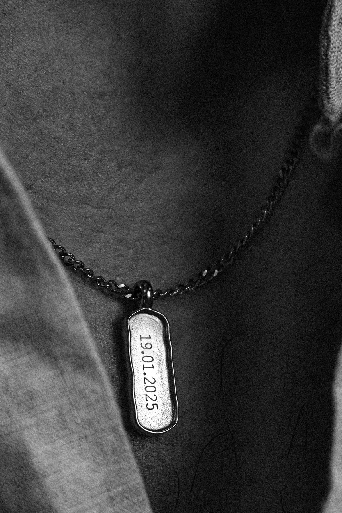 Cuff & Co. - Personalised Silver Tag Pendant Necklace Personalised Necklaces