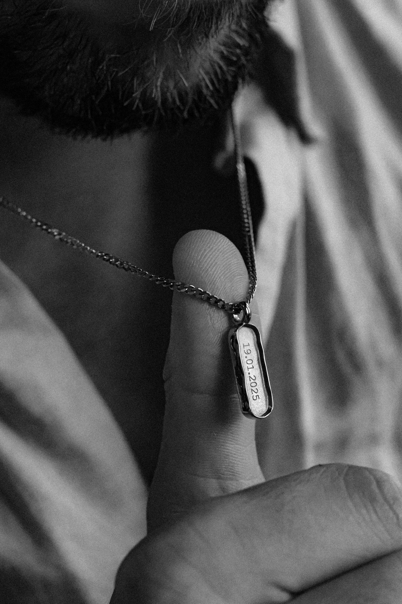 Cuff & Co. - Personalised Silver Tag Pendant Necklace Personalised Necklaces