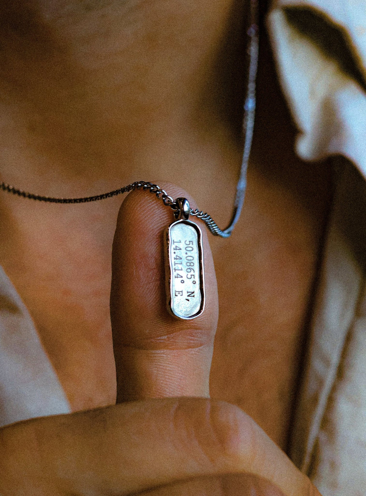 Cuff & Co. - Personalised Silver Tag Pendant Necklace Personalised Necklaces