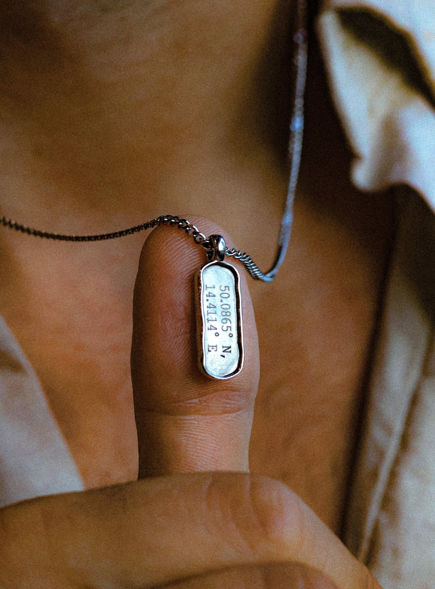 Cuff & Co. - Personalised Silver Tag Pendant Necklace Personalised Necklaces
