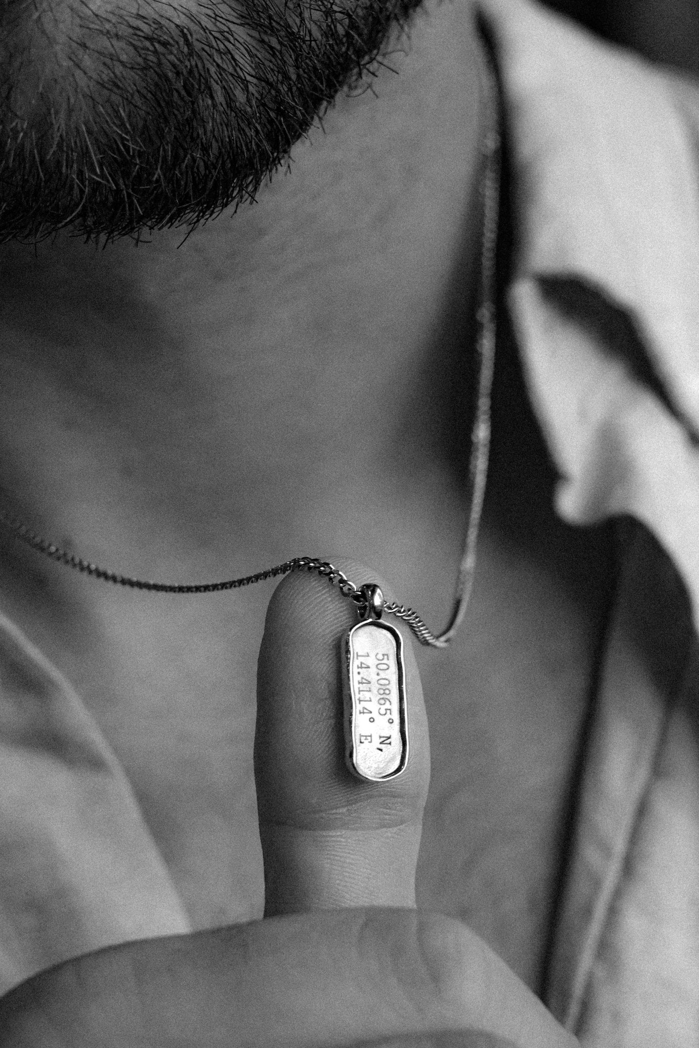 Cuff & Co. - Personalised Silver Tag Pendant Necklace Personalised Necklaces