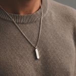 Cuff & Co. - Personalised Silver Tag Pendant Necklace Personalised Necklaces