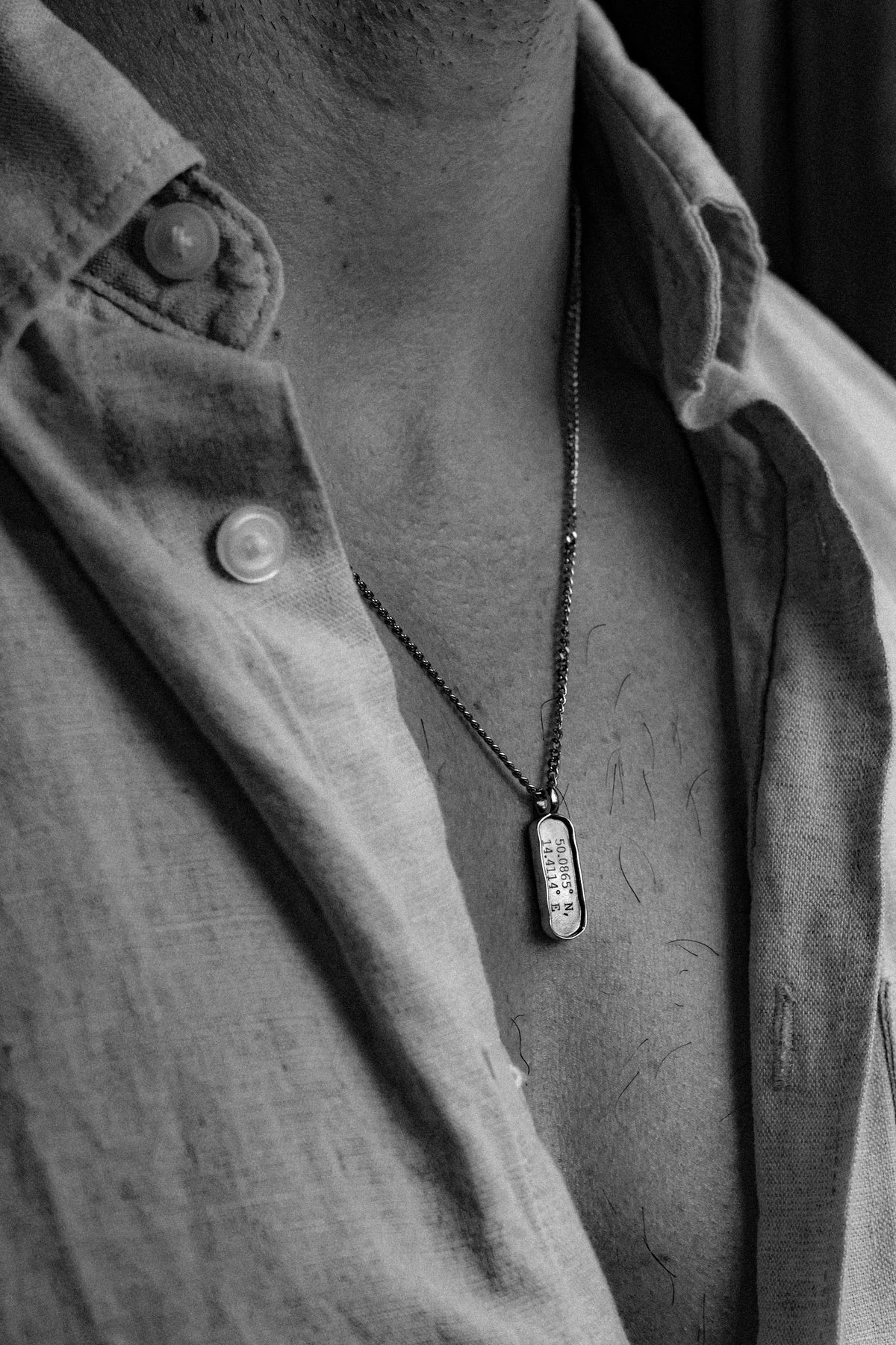 Cuff & Co. - Personalised Silver Tag Pendant Necklace Personalised Necklaces