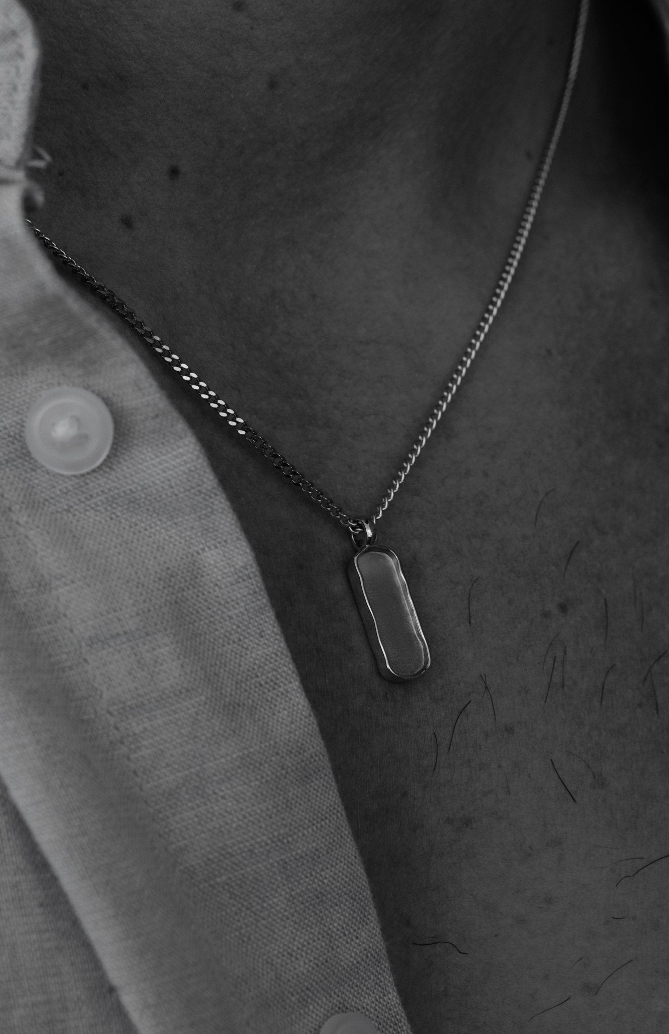 Cuff & Co. - Personalised Silver Tag Pendant Necklace Personalised Necklaces