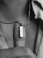 Cuff & Co. - Personalised Silver Tag Pendant Necklace Personalised Necklaces
