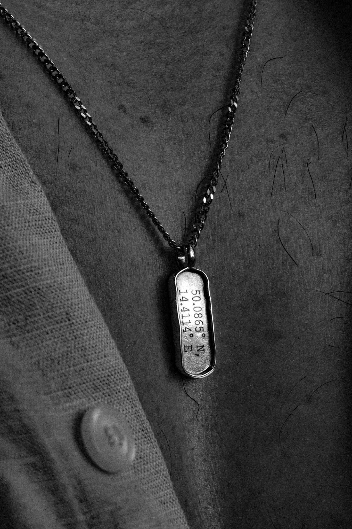 Cuff & Co. - Personalised Silver Tag Pendant Necklace Personalised Necklaces