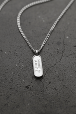 Cuff & Co. - Personalised Silver Tag Pendant Necklace Personalised Necklaces