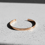Cuff & Co. - Rose Gold Personalised Cuff Bracelet Personalised Bracelets