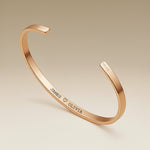 Cuff & Co. - Rose Gold Personalised Cuff Bracelet Personalised Bracelets