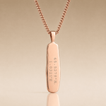 Cuff & Co. - Rose Gold Personalised Pendant Necklace Personalised Necklaces