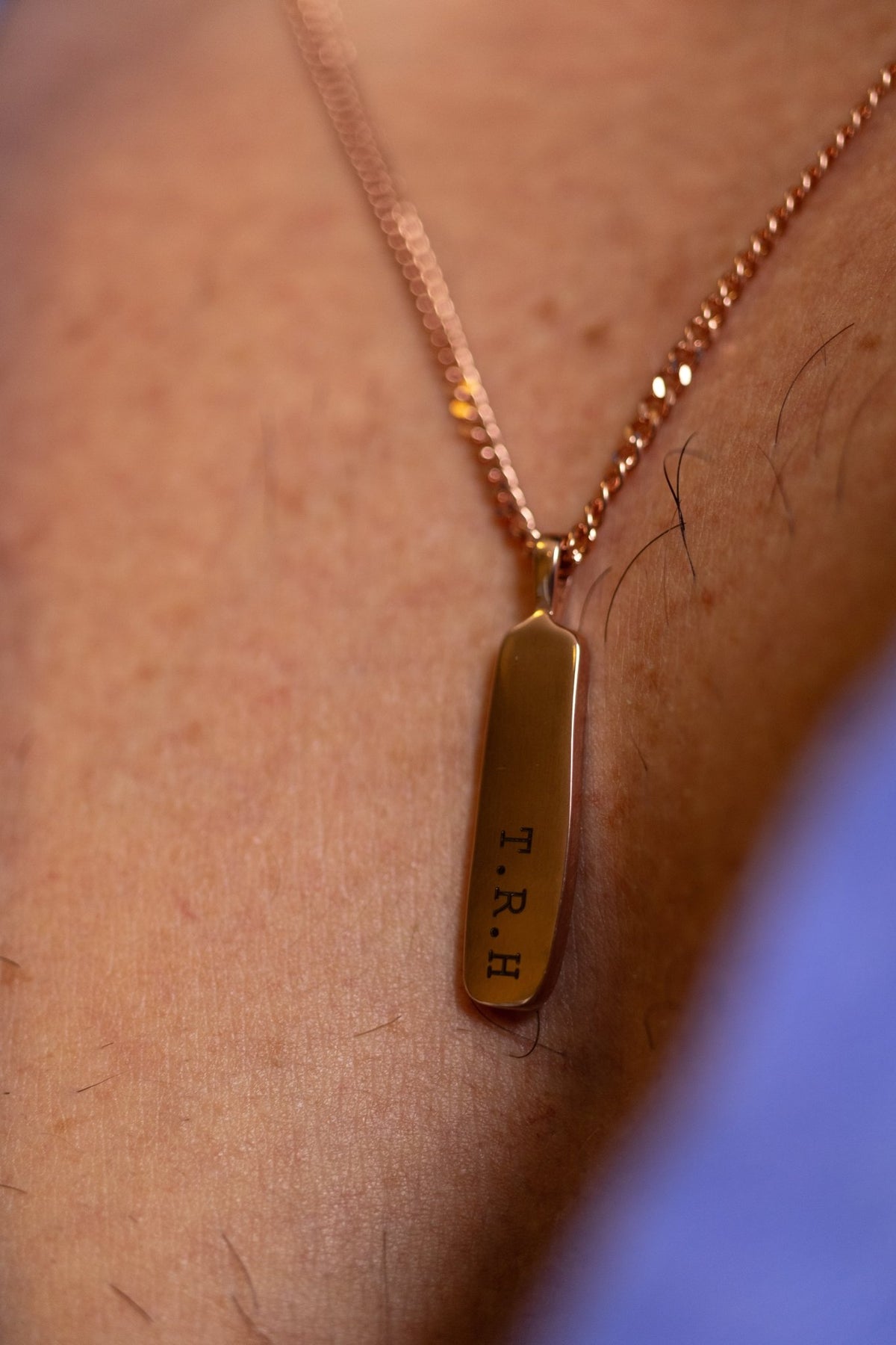 Cuff & Co. - Rose Gold Personalised Pendant Necklace Personalised Necklaces