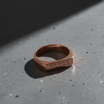 Cuff & Co. - Rose Gold Personalised Signet Ring Personalised Rings