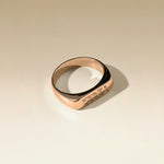 Cuff & Co. - Rose Gold Personalised Signet Ring Personalised Rings