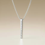 Cuff & Co. - Silver Personalised Bar Necklace Personalised Necklaces