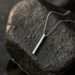 Cuff & Co. - Silver Personalised Bar Necklace Personalised Necklaces