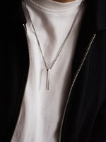 Cuff & Co. - Silver Personalised Bar Necklace Personalised Necklaces