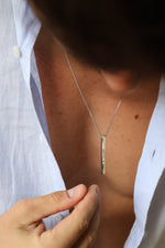 Cuff & Co. - Silver Personalised Bar Necklace Personalised Necklaces