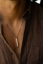 Cuff & Co. - Silver Personalised Bar Necklace Personalised Necklaces