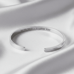Cuff & Co. - Silver Personalised Cuff Bracelet Personalised Bracelets