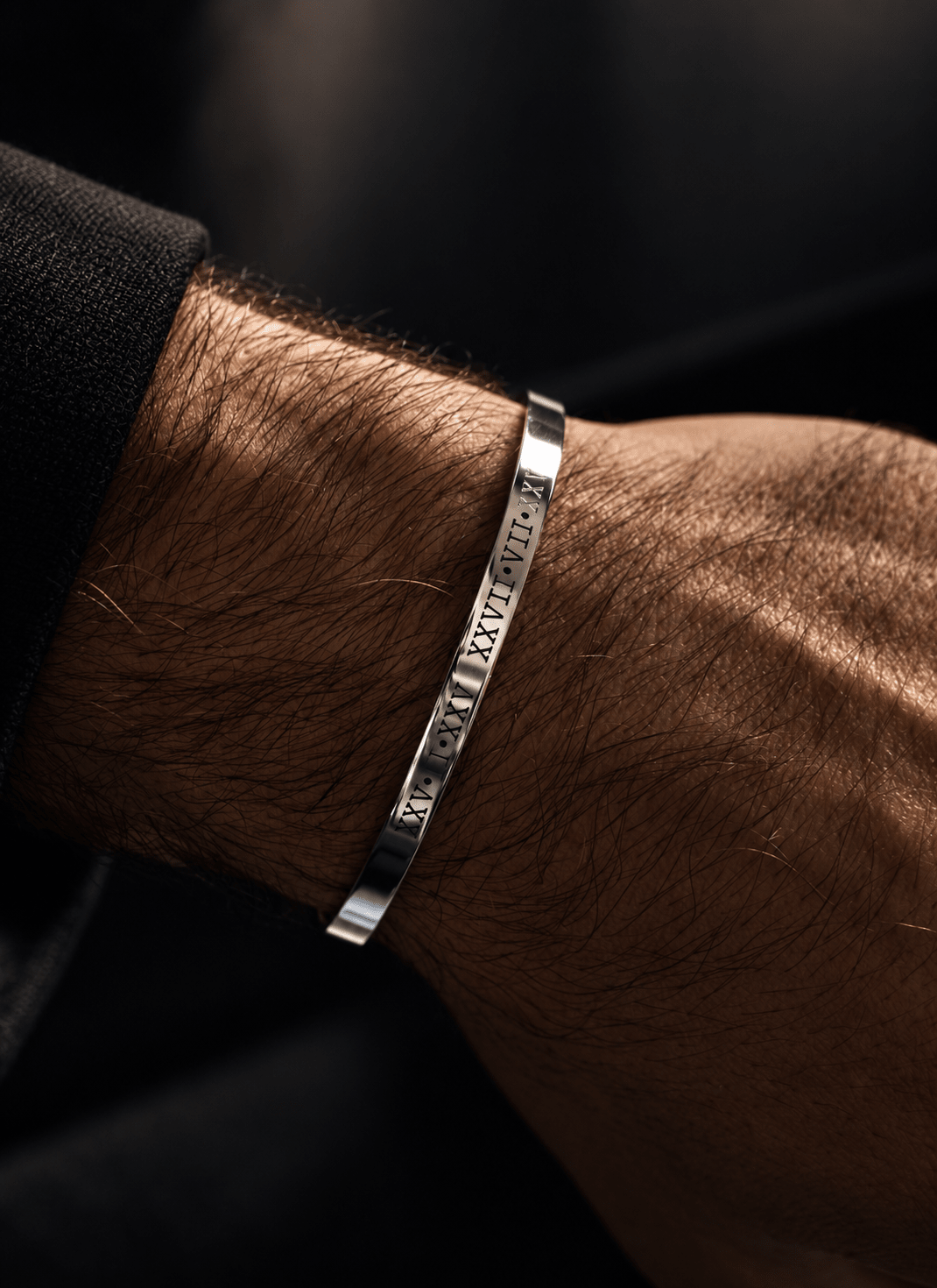 Cuff & Co. - Silver Personalised Cuff Bracelet Personalised Bracelets