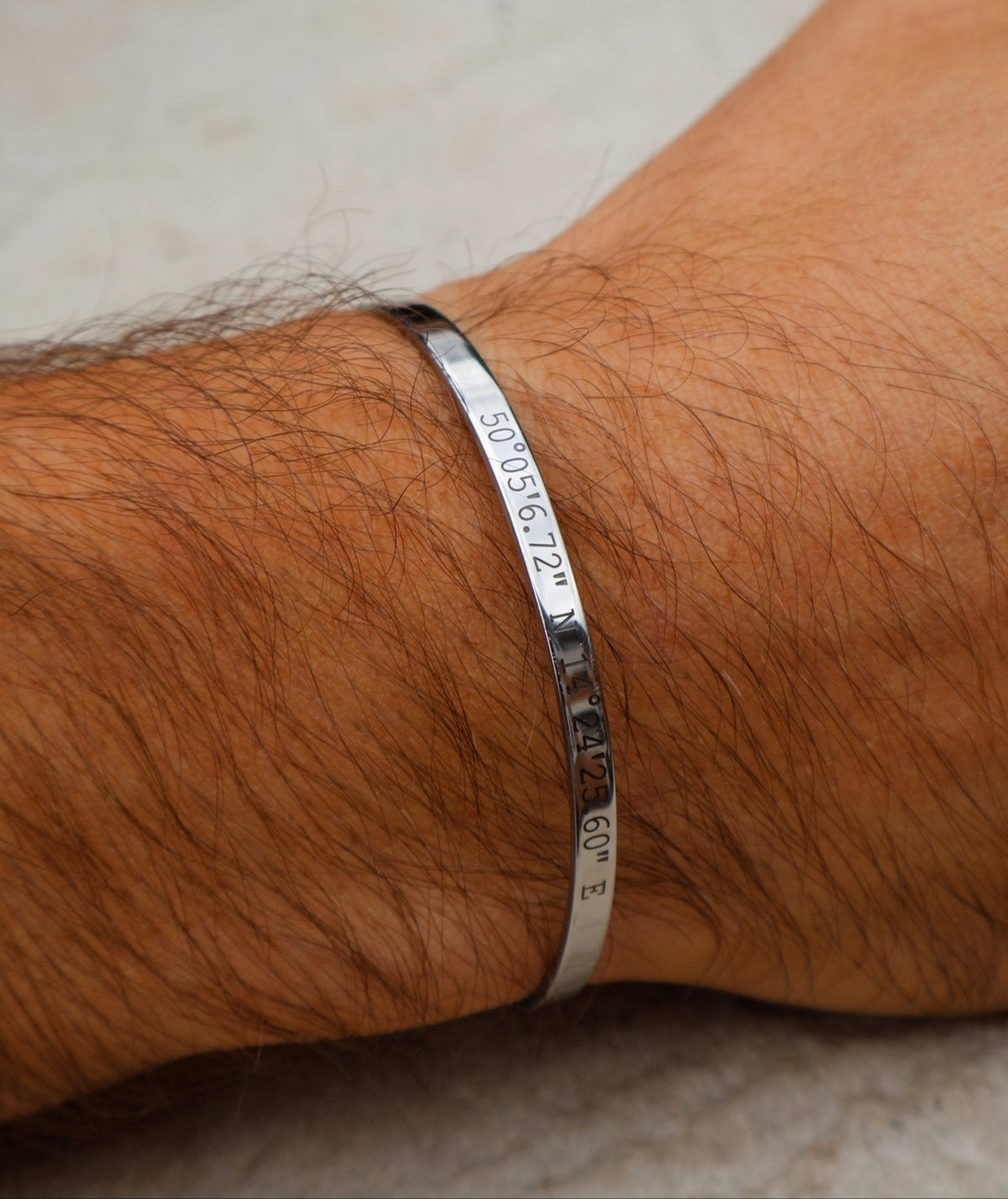 Cuff & Co. - Silver Personalised Cuff Bracelet Personalised Bracelets