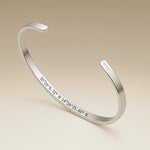 Cuff & Co. - Silver Personalised Cuff Bracelet Personalised Bracelets