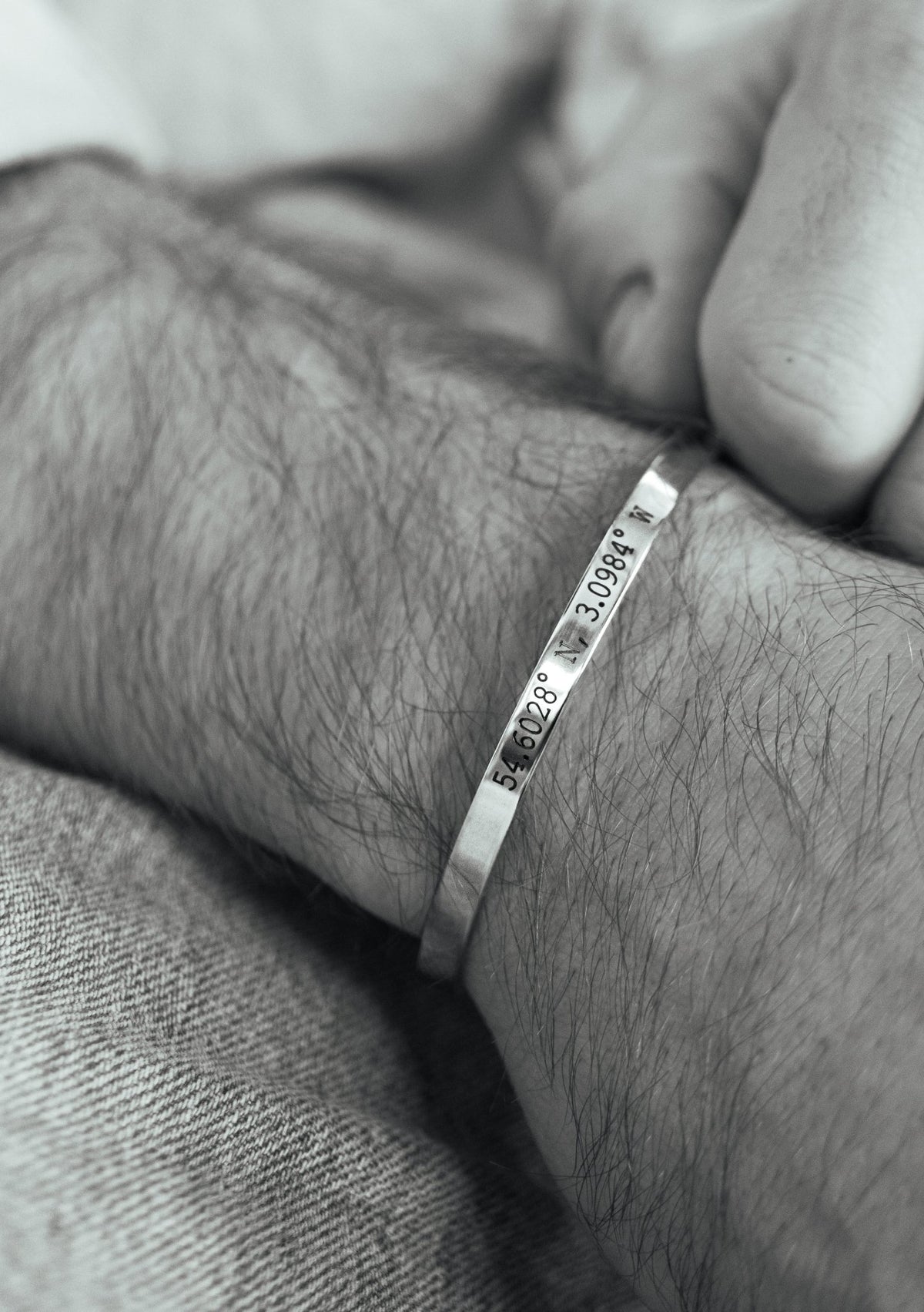 Cuff & Co. - Silver Personalised Cuff Bracelet Personalised Bracelets