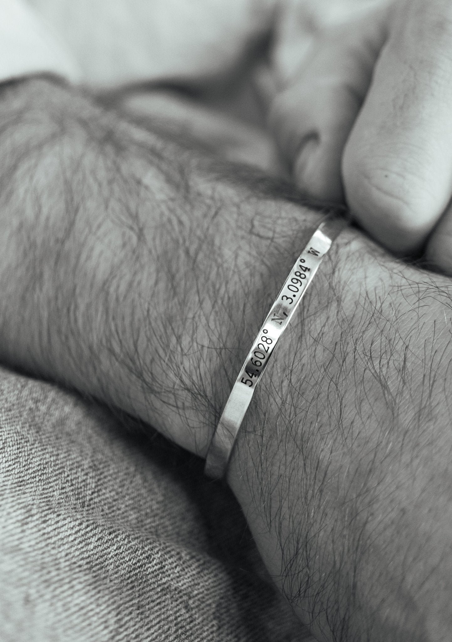 Cuff & Co. - Silver Personalised Cuff Bracelet Personalised Bracelets